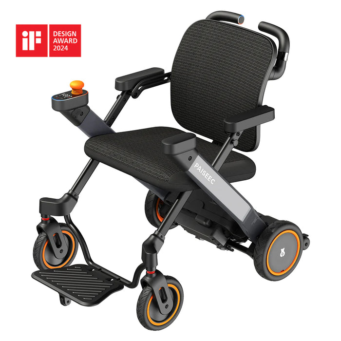 3 In 1 Rollator Walker/Electric Wheelchair - 15.6-Mile Extended Range - Ultra Lightweight - Advanced Safety Specs & Quick Fold Style