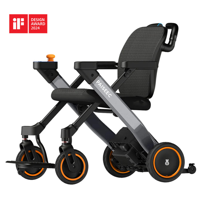 3 In 1 Rollator Walker/Electric Wheelchair - 15.6-Mile Extended Range - Ultra Lightweight - Advanced Safety Specs & Quick Fold Style