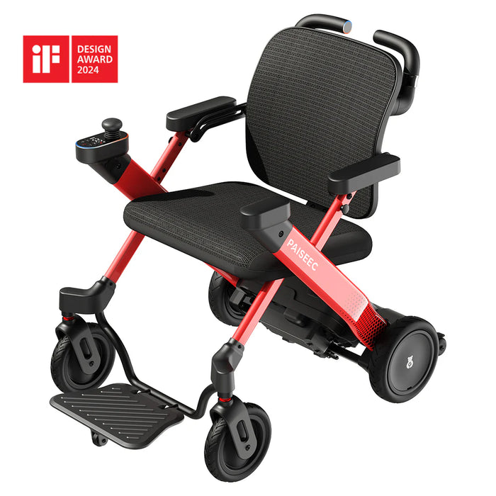 3 In 1 Rollator Walker/Electric Wheelchair - 15.6-Mile Extended Range - Ultra Lightweight - Advanced Safety Specs & Quick Fold Style