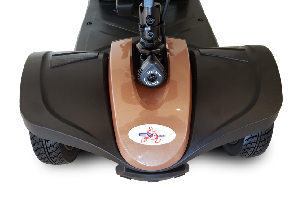 EV Mini Rider Mobility Scooter - 18-Mile Extended Range & 280 lb Weight Capacity - Precision Turning