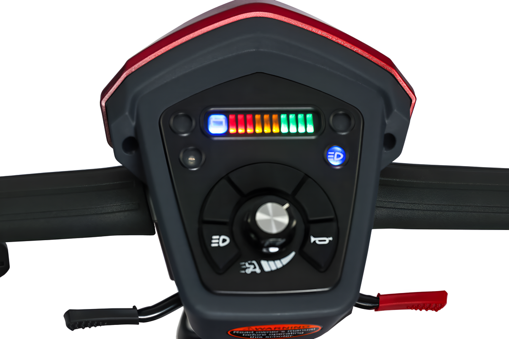 EV Rider Transport Folding Scooter - 6.8-Mile Extended Range & 250 lb Weight Capacity - Precision Turning