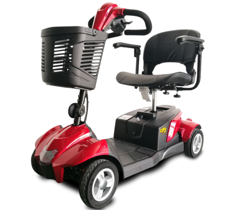 EV Rider City Cruiser - 13-Mile Extended Range & 285 lb Weight Capacity - Precision Turning