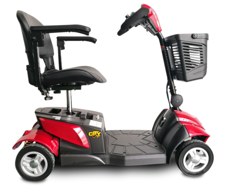 EV Rider City Cruiser - 13-Mile Extended Range & 285 lb Weight Capacity - Precision Turning