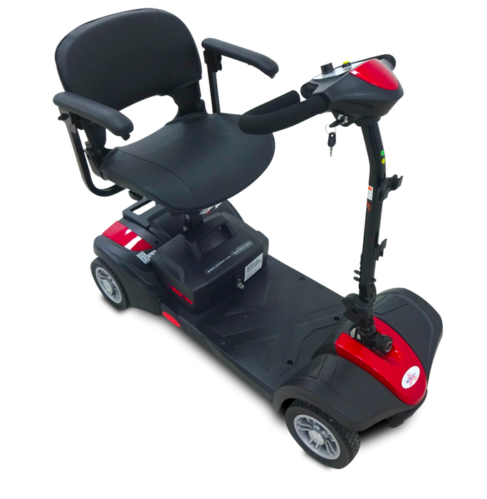 EV Mini Rider Mobility Scooter - 18-Mile Extended Range & 280 lb Weight Capacity - Precision Turning