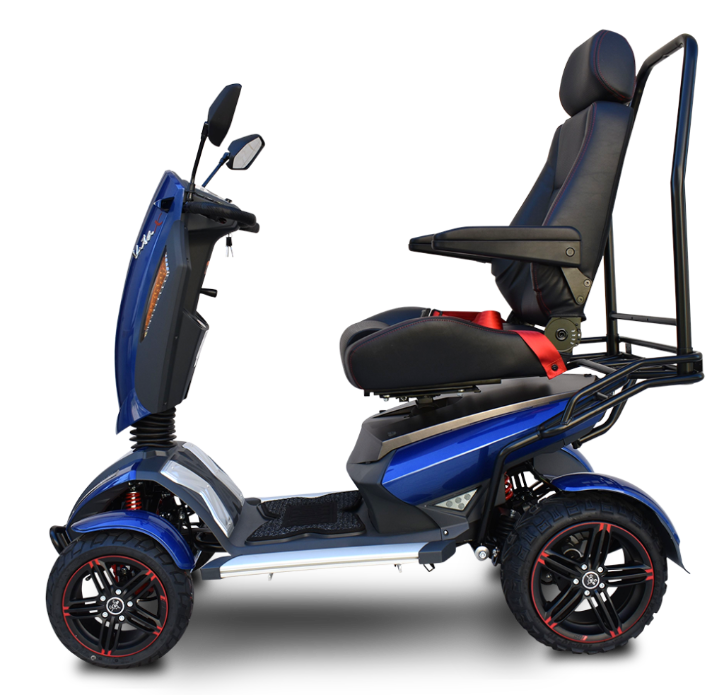 EV Rider Vita Monster - 28-Mile Extended Range & 350 lb Weight Capacity - Precision Turning