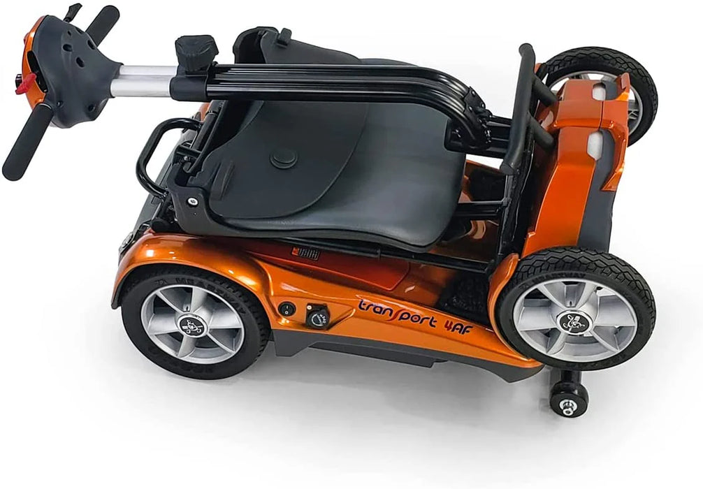 EV Rider Transport 4AF - 10-Mile Extended Range & 250 lb Weight Capacity - Automatic Folding
