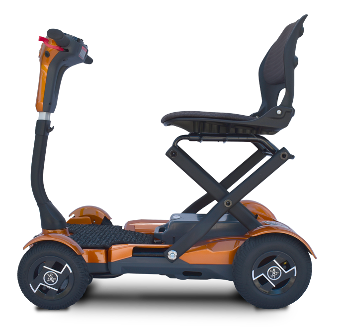 EV Rider TeQno - 9-Mile Extended Range & 250 lb Weight Capacity - Automatic Folding