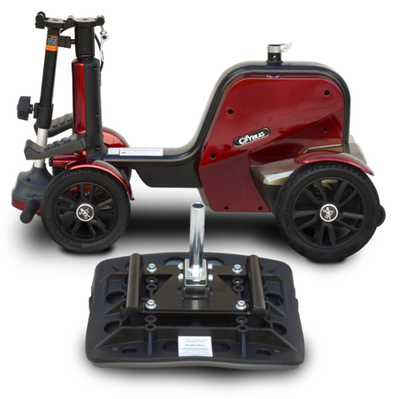EV Rider CityBug - 8-Mile Extended Range & 250 lb Weight Capacity - Precision Turning