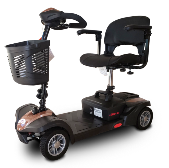 EV Mini Rider Mobility Scooter - 18-Mile Extended Range & 280 lb Weight Capacity - Precision Turning