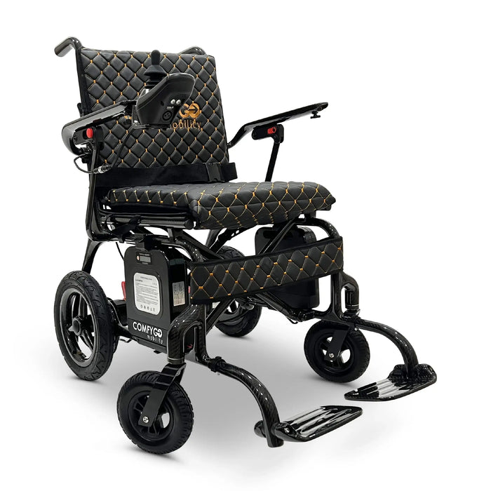 Carbon Fiber Electric Wheelchair - 15.5-miles Extended Range - Airline & Cruise Approved