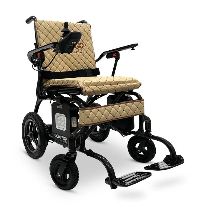 Carbon Fiber Electric Wheelchair - 15.5-miles Extended Range - Airline & Cruise Approved