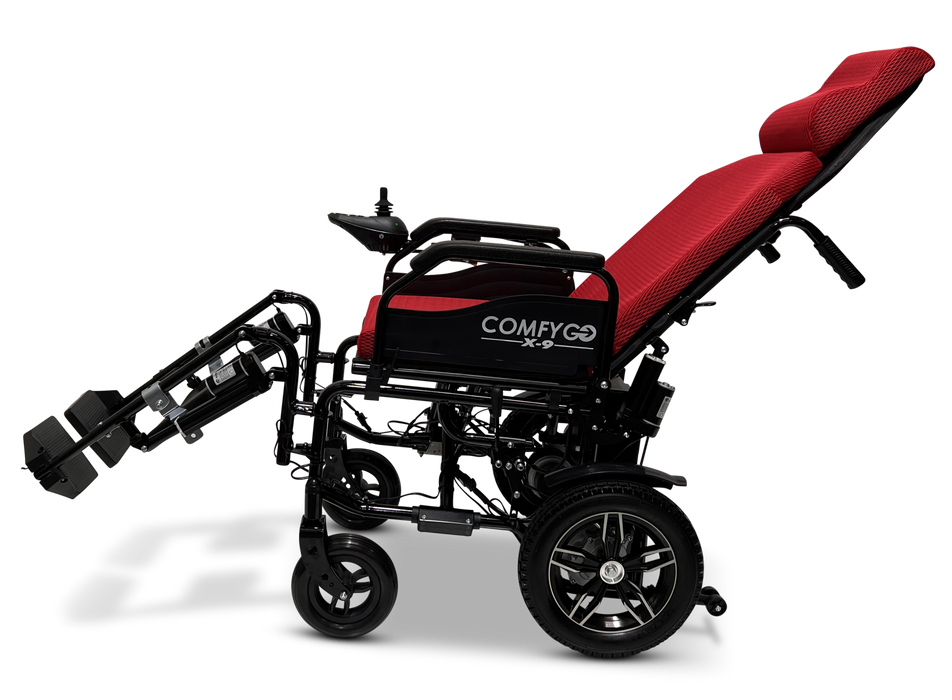 ComfyGo X-9 Automatic Recline with Remote Controlled Electric Wheelchair