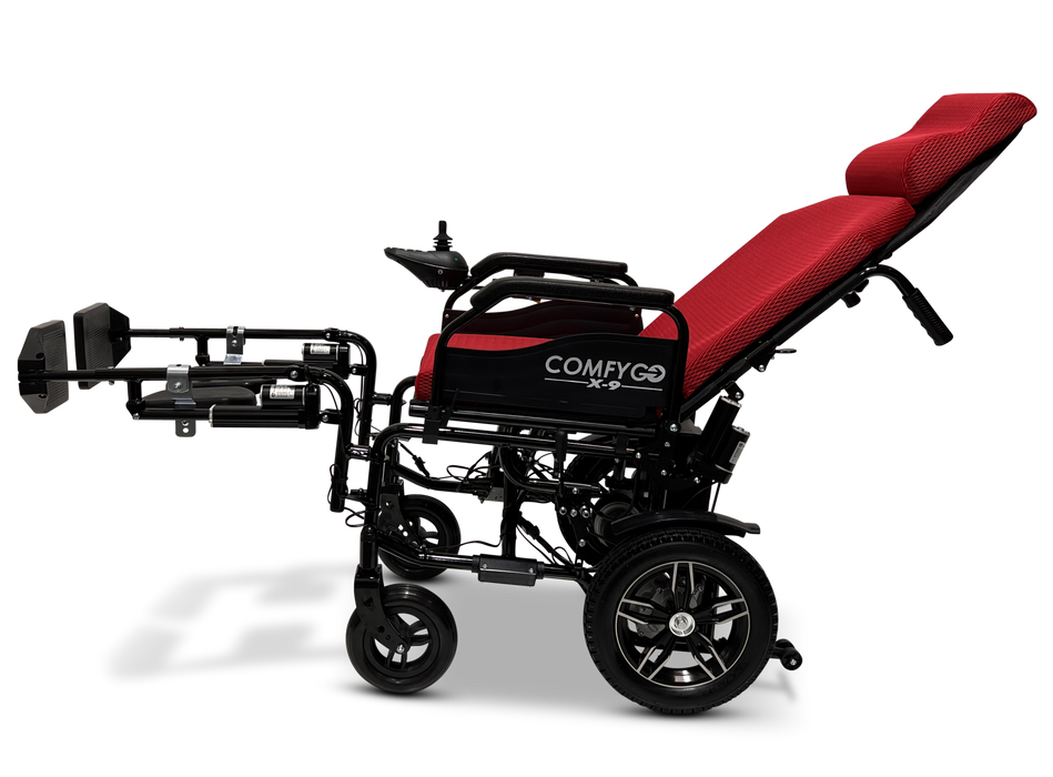 ComfyGo X-9 Automatic Recline with Remote Controlled Electric Wheelchair