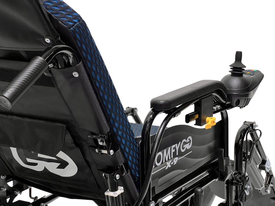 ComfyGo X-9 Automatic Recline with Remote Controlled Electric Wheelchair