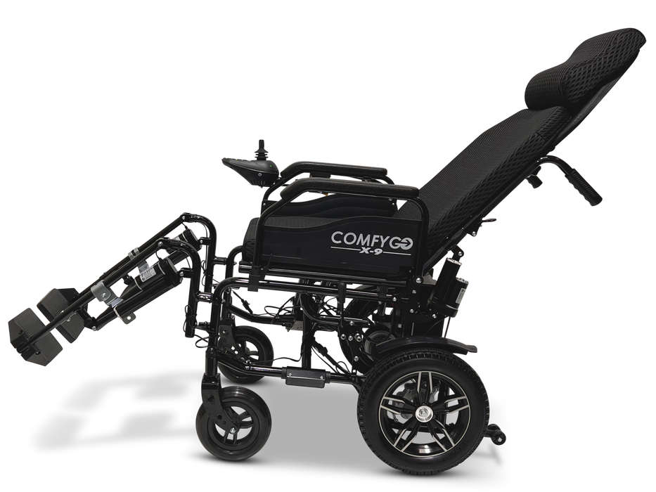 ComfyGo X-9 Automatic Recline with Remote Controlled Electric Wheelchair