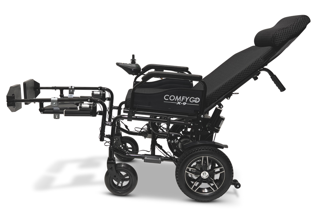 ComfyGo X-9 Automatic Recline with Remote Controlled Electric Wheelchair