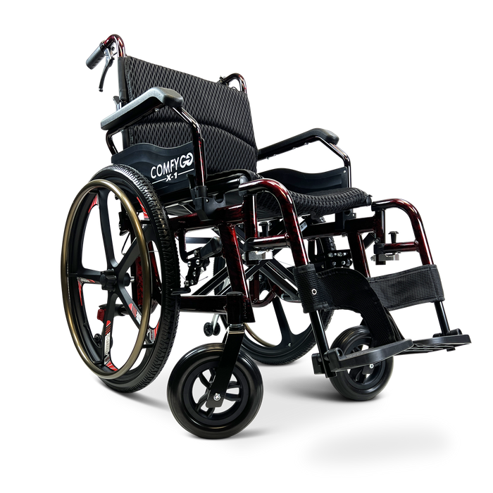 ComfyGO X-1 Folding Lightweight Manual Wheelchair