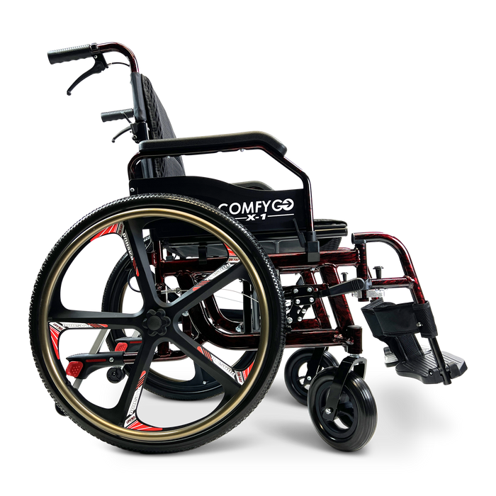 ComfyGO X-1 Folding Lightweight Manual Wheelchair