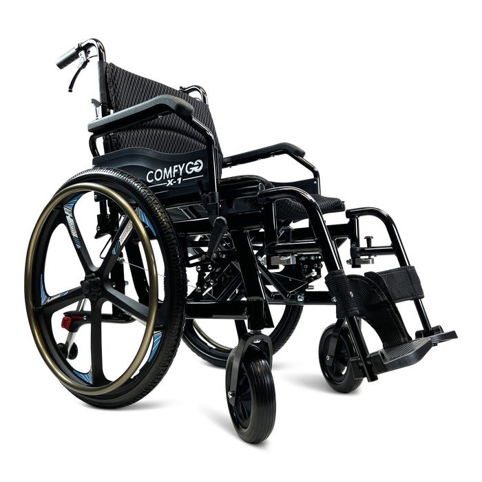 ComfyGO X-1 Folding Lightweight Manual Wheelchair