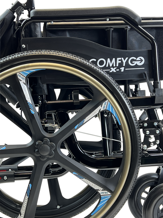 ComfyGO X-1 Folding Lightweight Manual Wheelchair