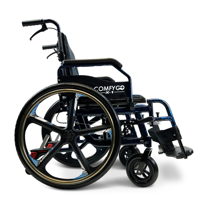 ComfyGO X-1 Folding Lightweight Manual Wheelchair