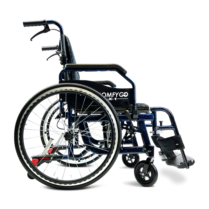 ComfyGO X-1 Folding Lightweight Manual Wheelchair