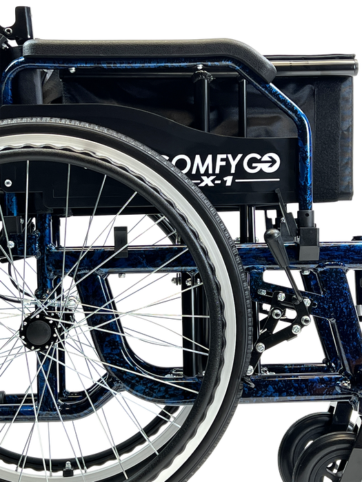 ComfyGO X-1 Folding Lightweight Manual Wheelchair