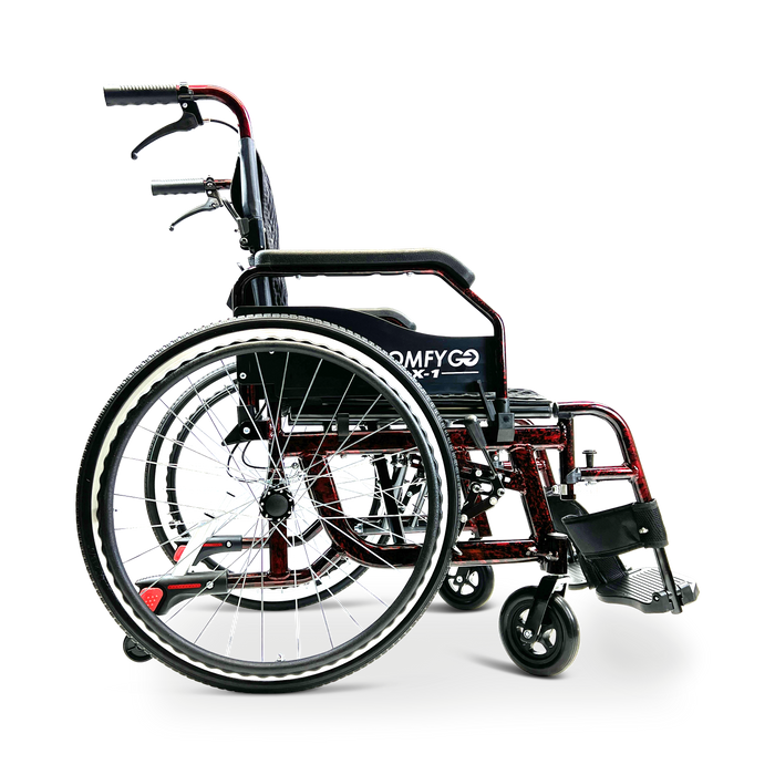 ComfyGO X-1 Folding Lightweight Manual Wheelchair