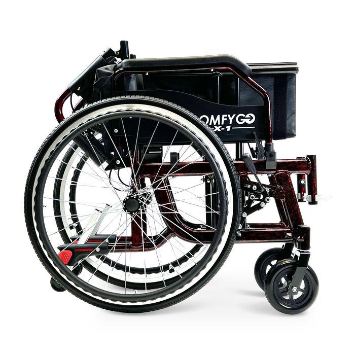 ComfyGO X-1 Folding Lightweight Manual Wheelchair