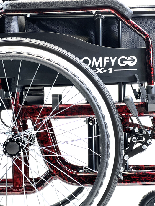 ComfyGO X-1 Folding Lightweight Manual Wheelchair