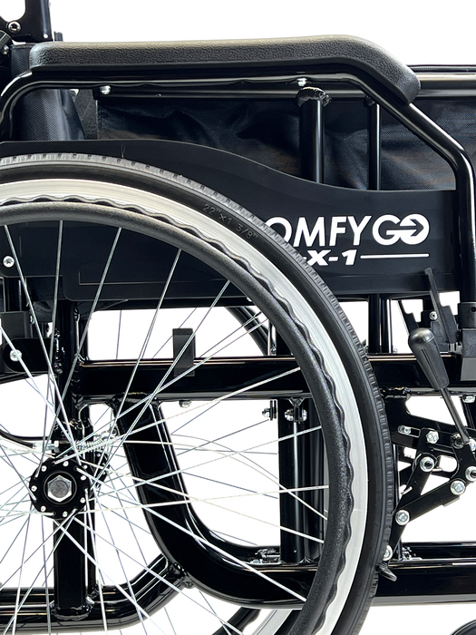 ComfyGO X-1 Folding Lightweight Manual Wheelchair