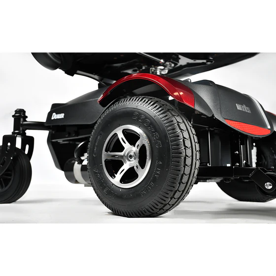 Merits Health Dualer Compact FWD/RWD P312 - 18 Mile Extended Range & 300 lb Weight Capacity - Electric Power Wheelchair