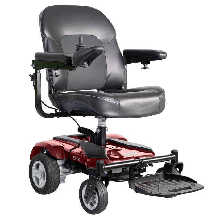 Merits EZ-GO Electric Power Wheelchair P321 - 12 Mile Extended Range & 300 lb Weight Capacity - Travel-Friendly Power Chair