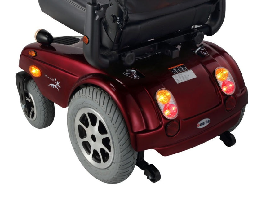 Merits Health Gemini Heavy Duty P301 - 20 Mile Extended Range & 450 lb Weight Capacity - Electric Power Wheelchair