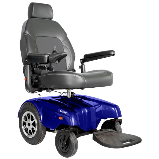 Merits Health Gemini Heavy Duty P301 - 20 Mile Extended Range & 450 lb Weight Capacity - Electric Power Wheelchair
