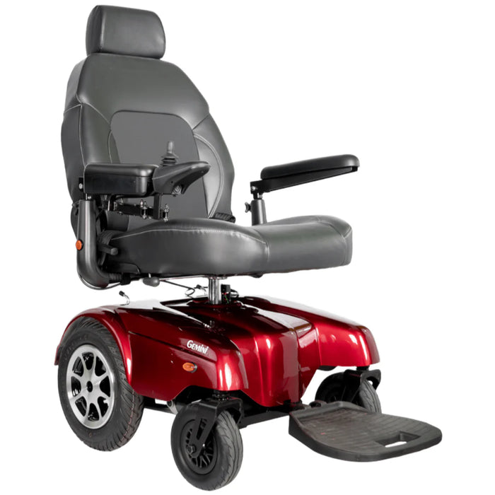 Merits Health Gemini Heavy Duty P301 - 20 Mile Extended Range & 450 lb Weight Capacity - Electric Power Wheelchair