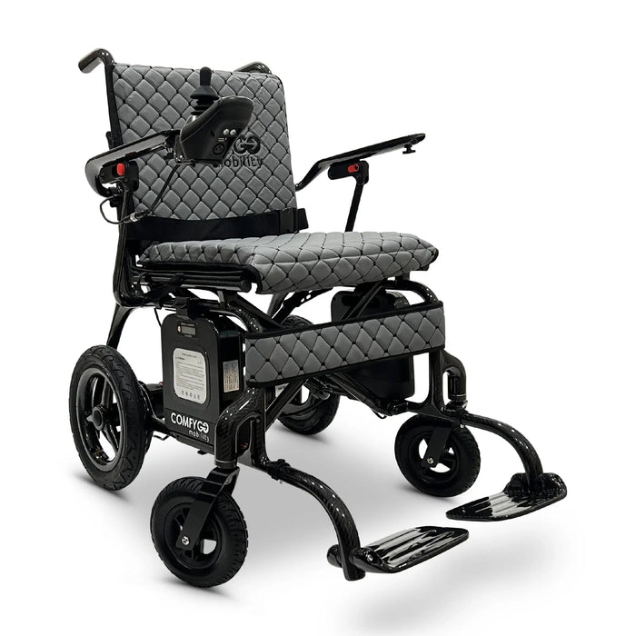 Carbon Fiber Electric Wheelchair - 15.5-miles Extended Range - Airline & Cruise Approved