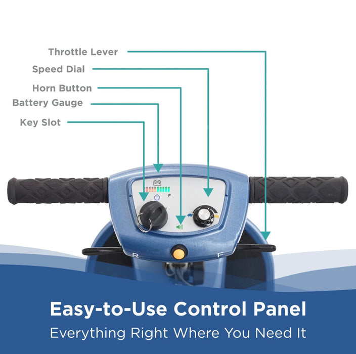 Journey So Lite Wheelchair - 8-Mile Extended Range & 275 lb Capacity - Quick Fold Design & Ultralight Weight