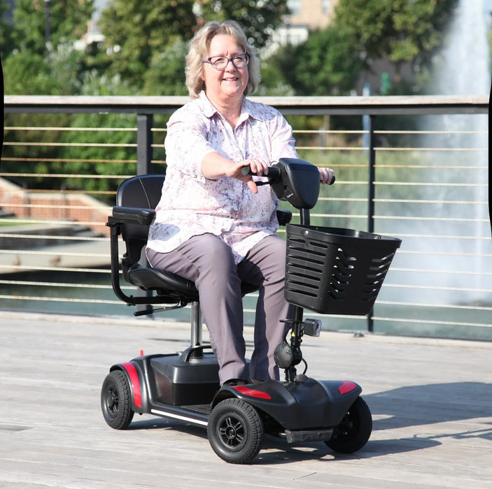 Journey Adventure Wheelchair - 12.4-Mile Extended Range & 300 lb Capacity - Quick Fold Design & Ultralight Weight