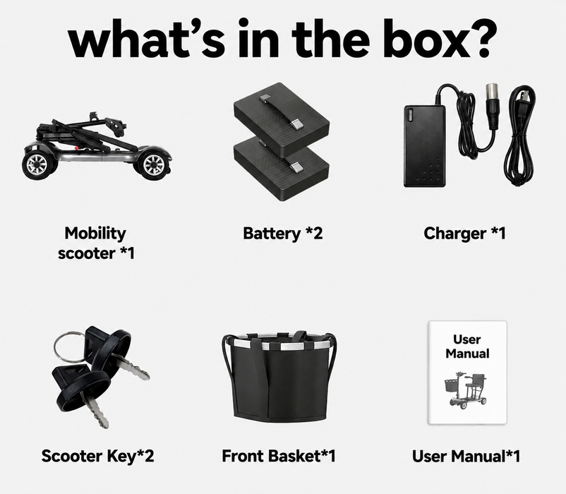 Freedom Rover - Foldable Electric Mobility Scooter