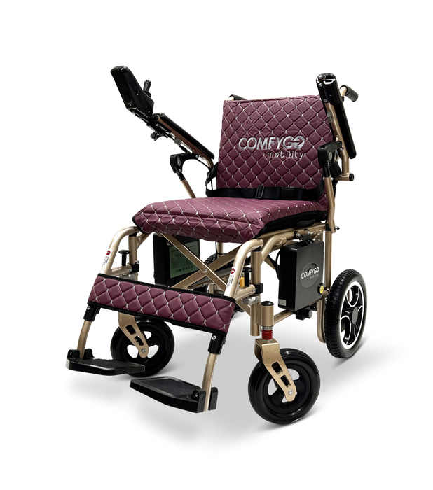 ComfyGo X-7 Ultra Lightweight Foldable Electric Wheelchair