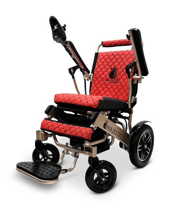 ComfyGo Majestic IQ-8000 17.5" Seat Remote Controlled Folding Lightweight Electric Wheelchair