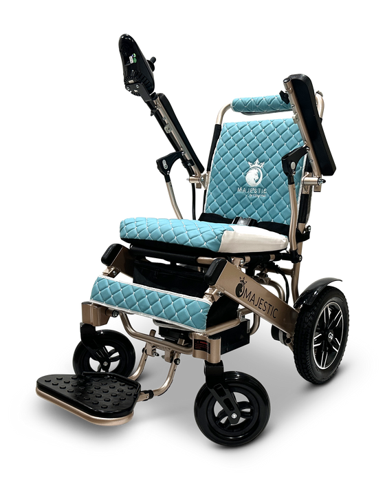 ComfyGo Majestic IQ-8000 17.5" Seat Remote Controlled Folding Lightweight Electric Wheelchair