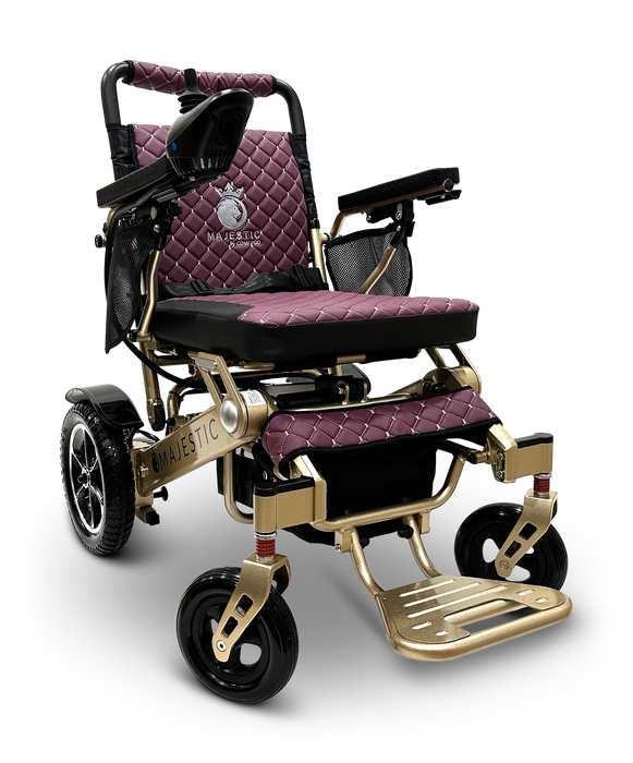 ComfyGo Majestic IQ-7000 Remote Controlled Manual Folding Electric Wheelchair