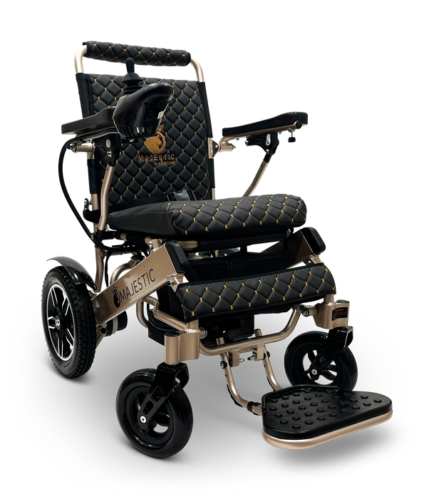 ComfyGo Majestic IQ-8000 17.5" Seat Remote Controlled Folding Lightweight Electric Wheelchair