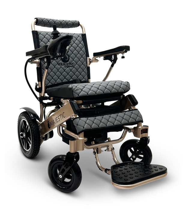 ComfyGo Majestic IQ-8000 17.5" Seat Remote Controlled Folding Lightweight Electric Wheelchair