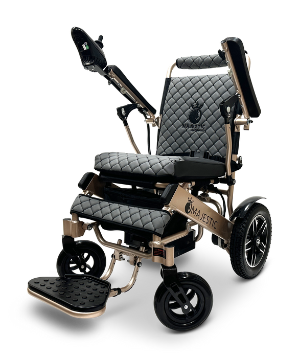 ComfyGo Majestic IQ-8000 17.5" Seat Remote Controlled Folding Lightweight Electric Wheelchair