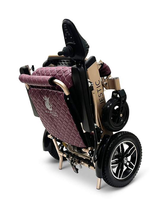 ComfyGo Majestic IQ-8000 17.5" Seat Remote Controlled Folding Lightweight Electric Wheelchair