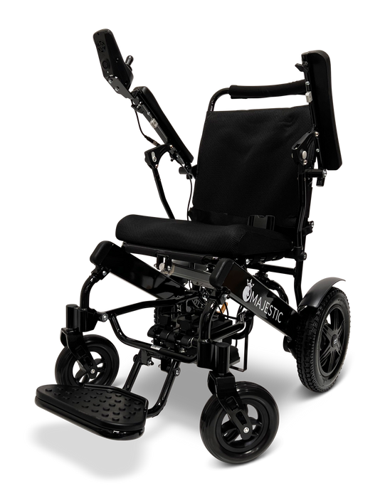 ComfyGo Majestic IQ-9000 Non-Reclining Remote Controlled Lightweight Electric Wheelchair