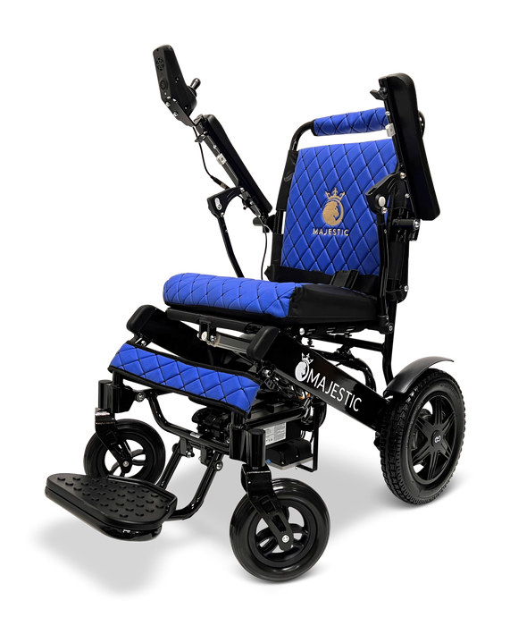 ComfyGo Majestic IQ-9000 Non-Reclining Remote Controlled Lightweight Electric Wheelchair